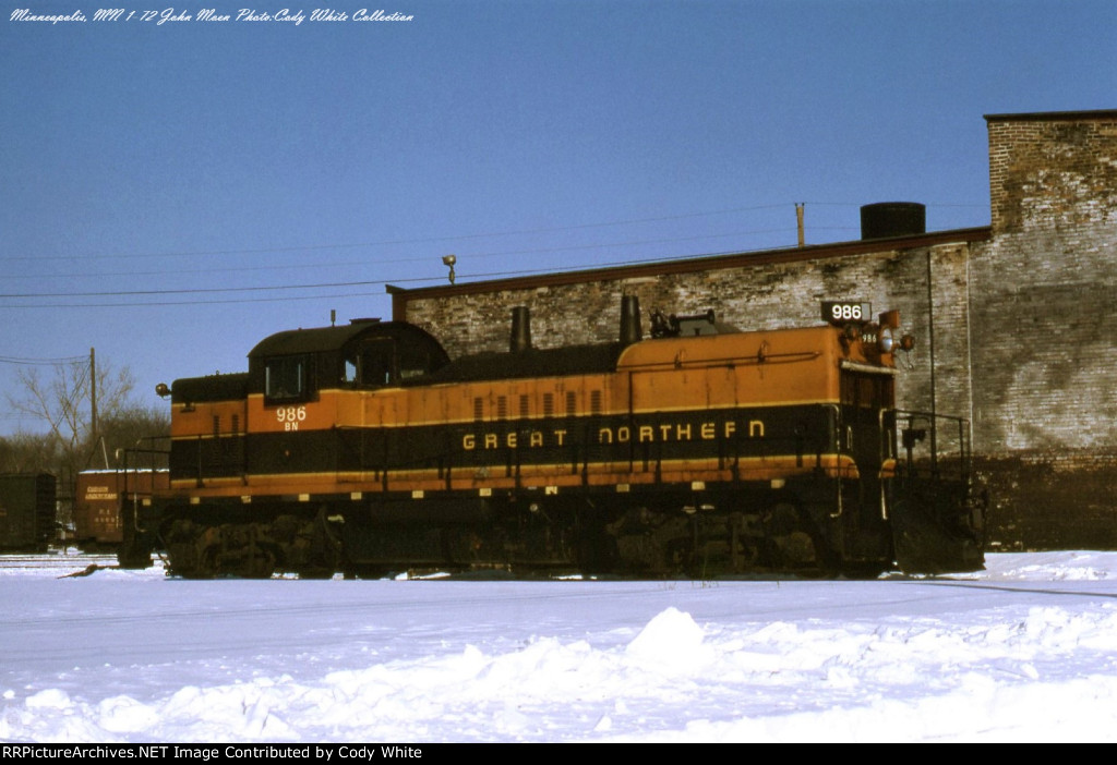 Burlington Northern NW5 986